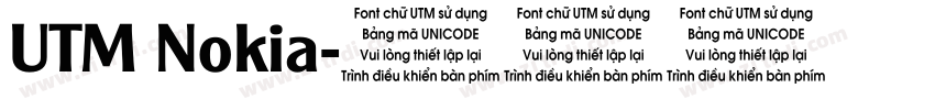 UTM Nokia字体转换